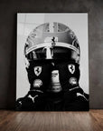 Hiding Face Helmet