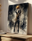 Watercolor Jump Shot