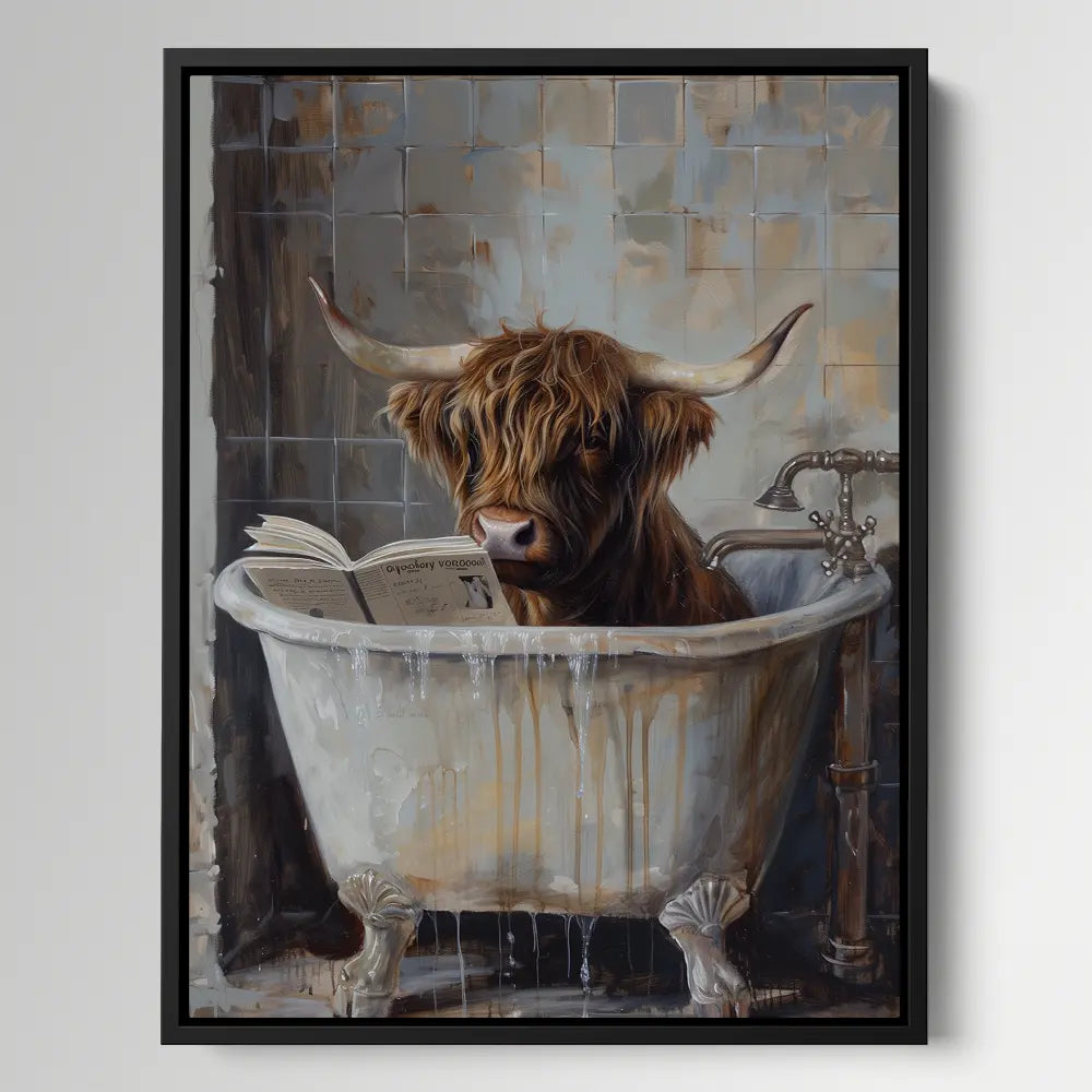 Bathing Yak