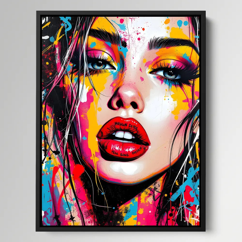 Allure In Color Portrait