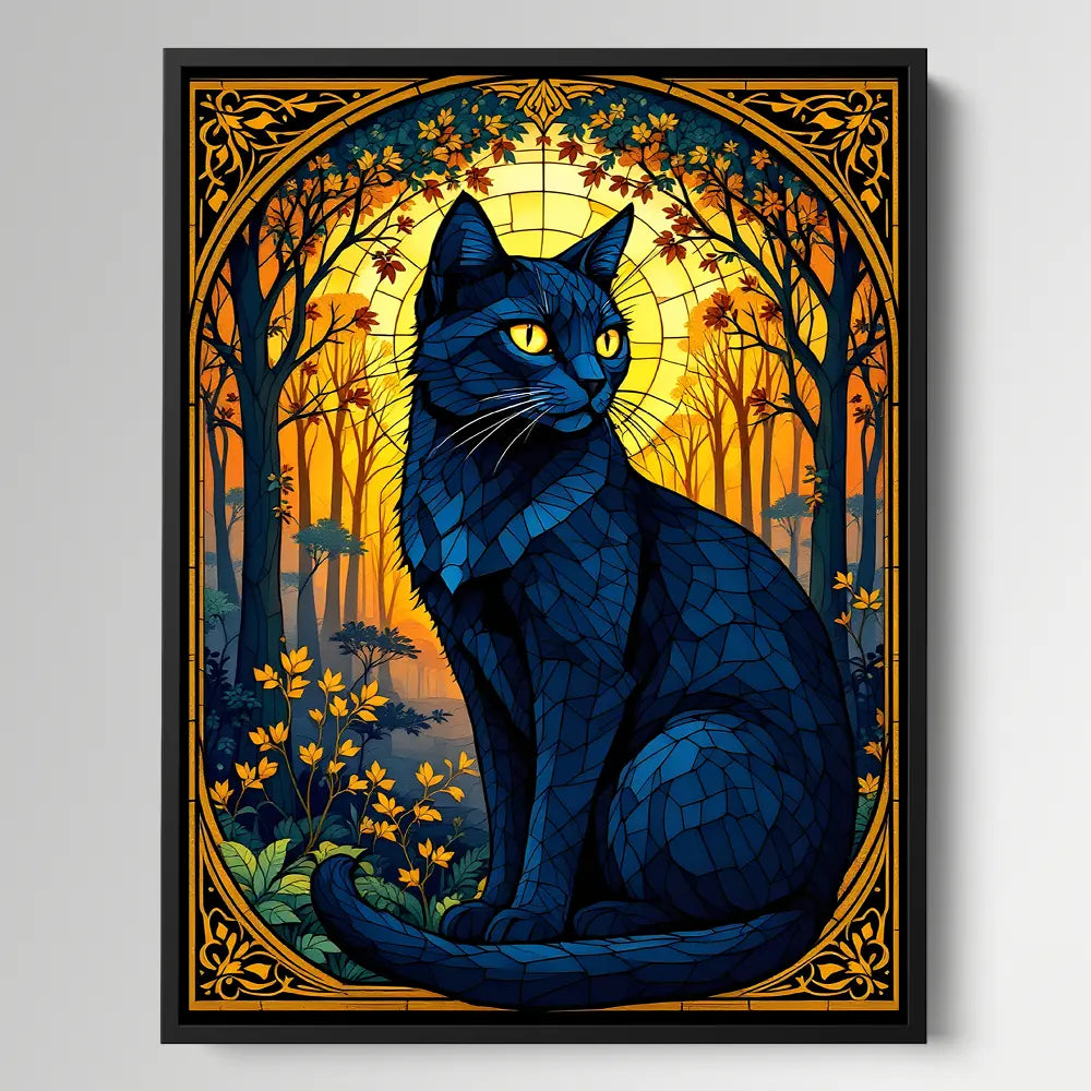 Stained Glass Cat