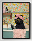 Black Cat In Bath