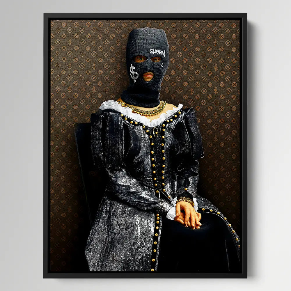 Black Hiding Queen