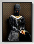 Black Hiding Queen