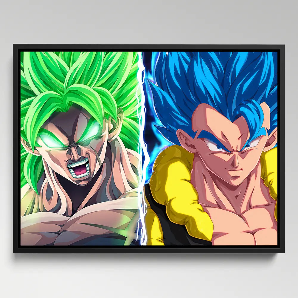 Broly Gogeta Blue Green