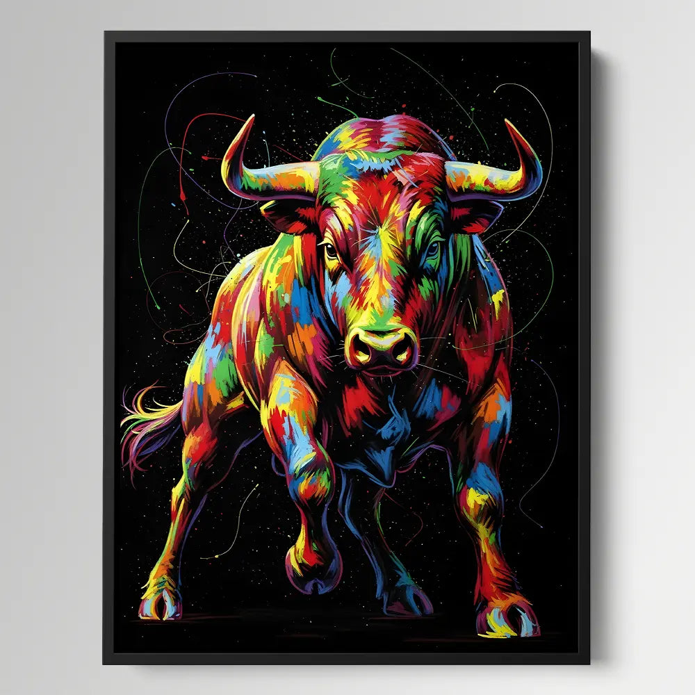 Bull Graffiti Art