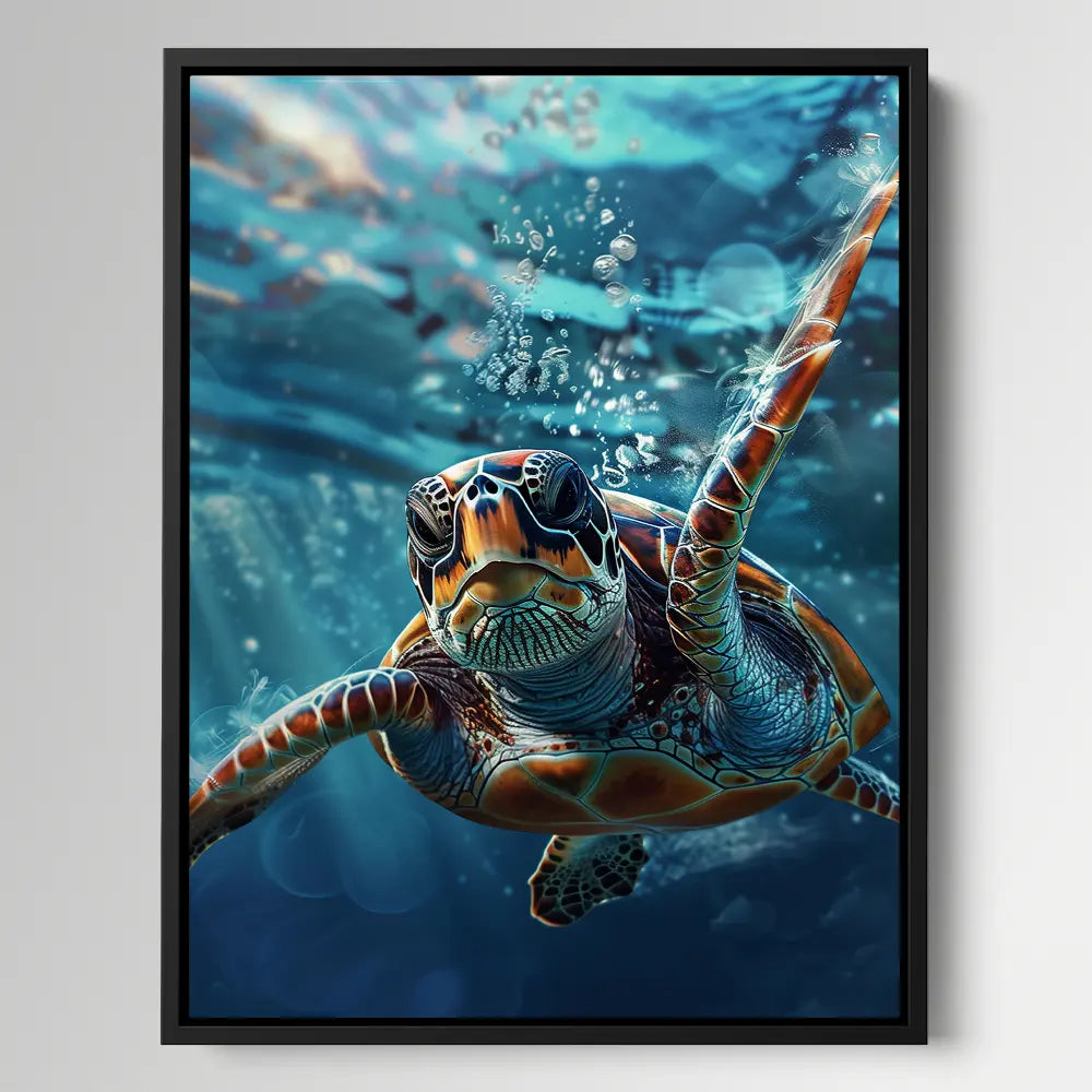 Clear Turtle Portrait