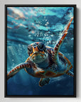 Clear Turtle Portrait