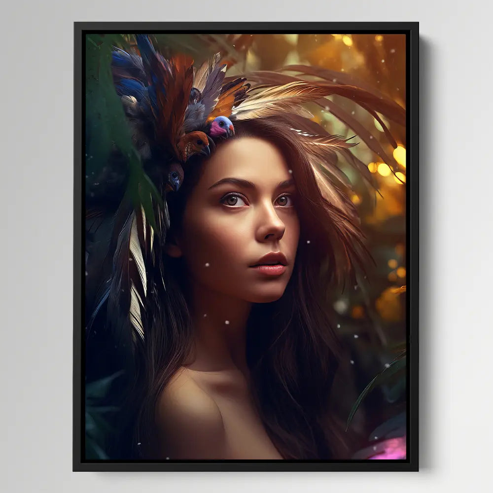 Exotic Feather Woman