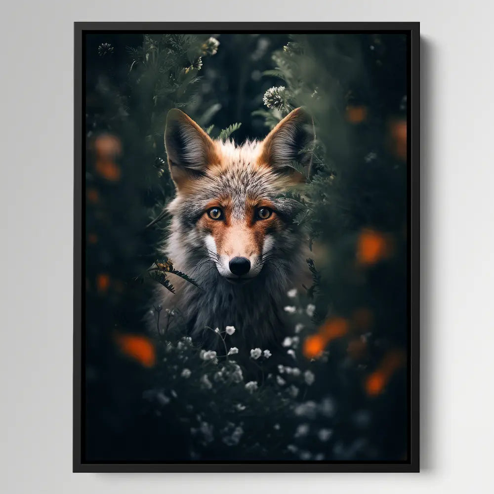 Fox Hiding Forest