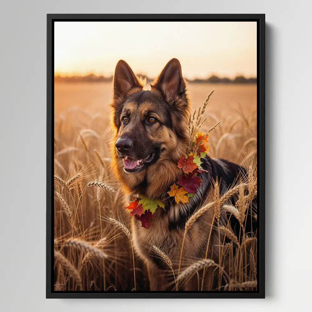 German Shepherd Wheat