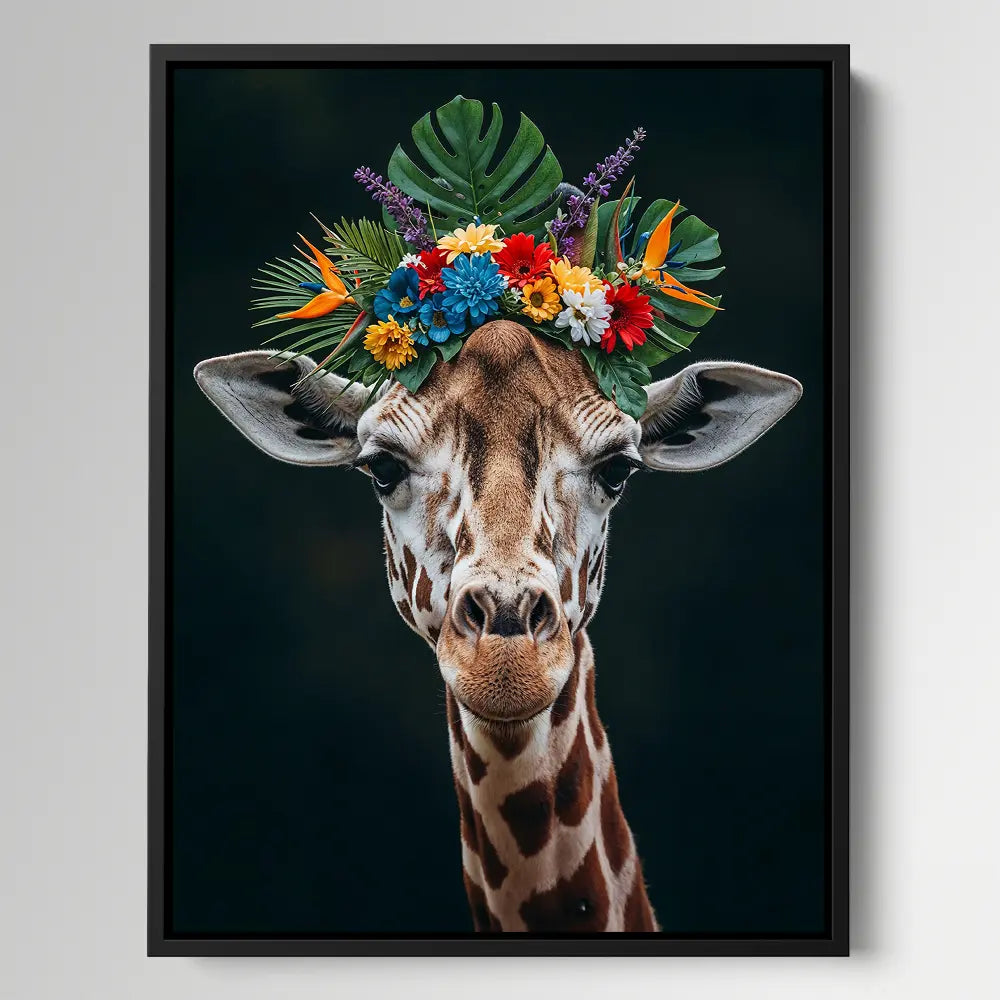 Giraffe Flower Hat