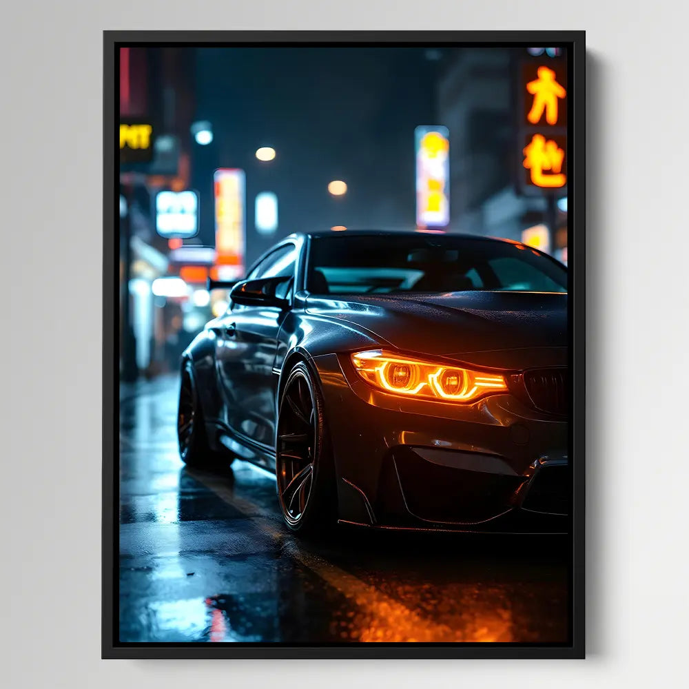 Glowing Headlights BMW