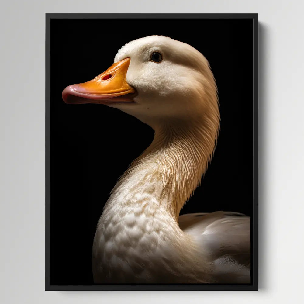 Goose Black Portrait