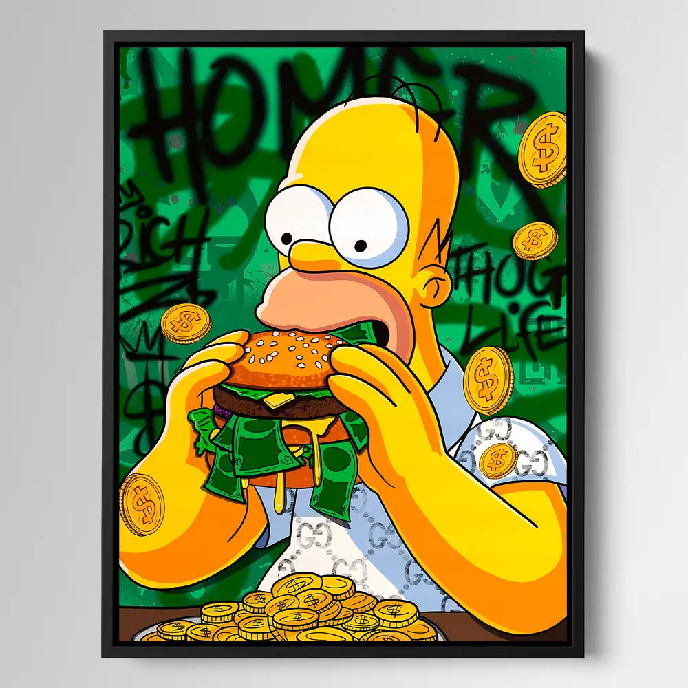 Homer Simpson Money Burger