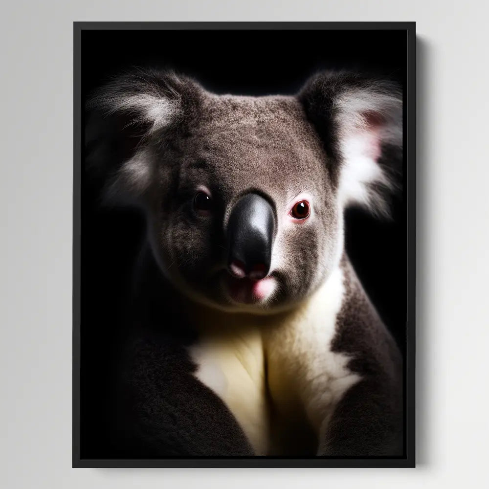 Koala Black Portrait