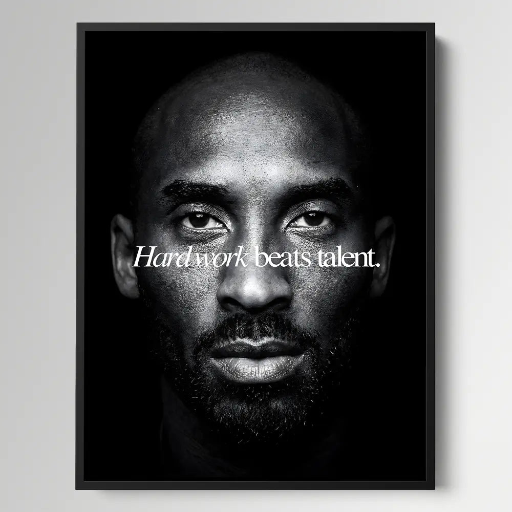 Kobe Bryant Hard Work Beats Talent