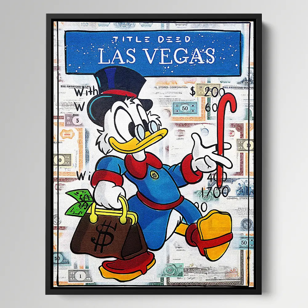 Las Vegas Scrooge Duck