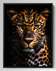 Leopard Black Portrait