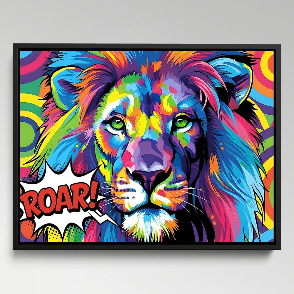 Lion Roar Pop Art
