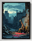 Lonely Giraffe Portrait