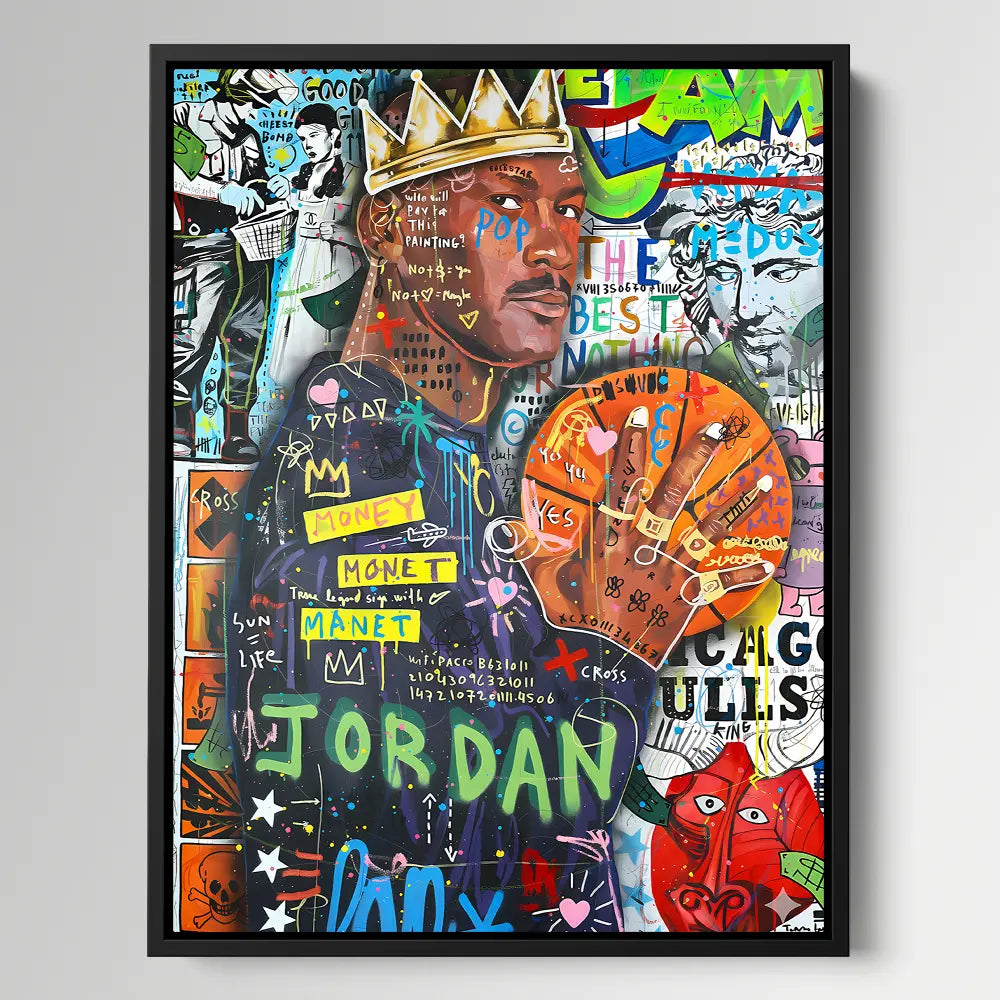 Michael Jordan King Pop Art