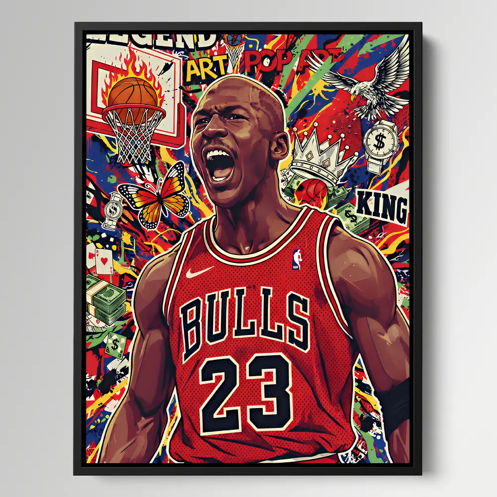 Michael Jordan Legend Pop Art
