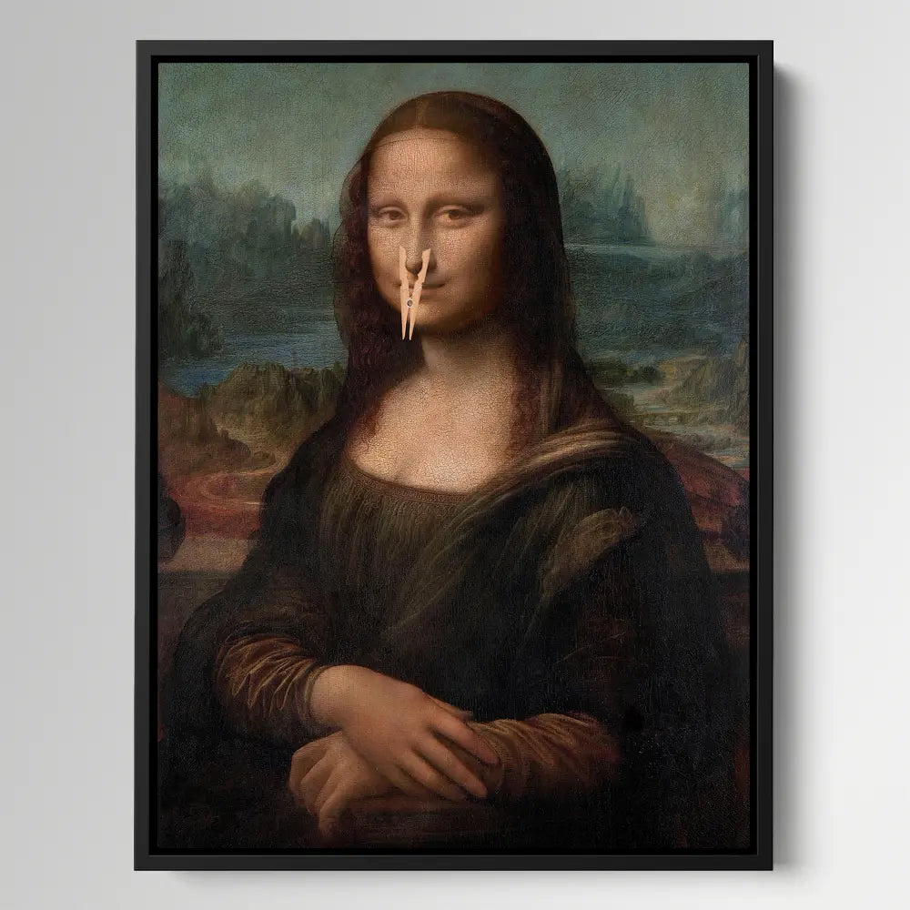Mona Lisa Clothespin