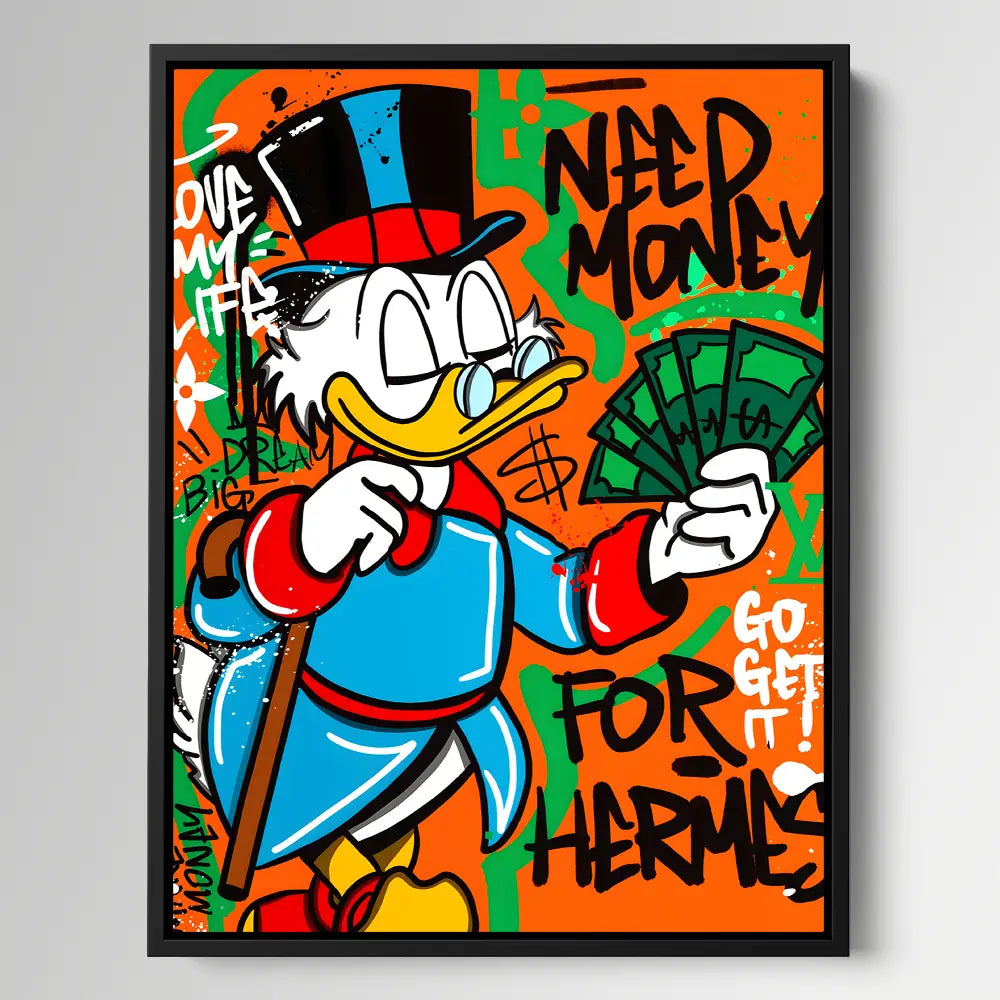 Money For Hermes Duck
