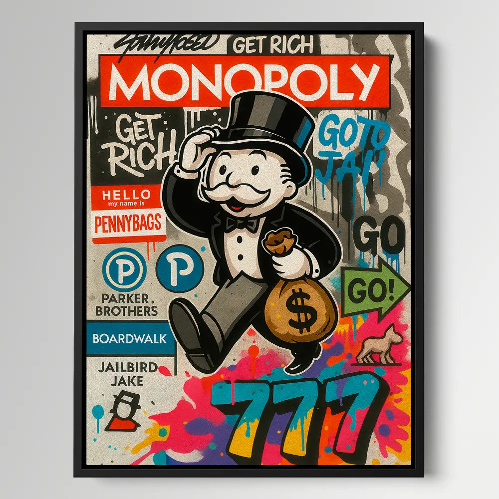 Monopoly Rich Pop Art