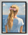 Pink Bow Headband Sea