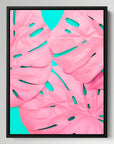 Pink Jungle Leaves