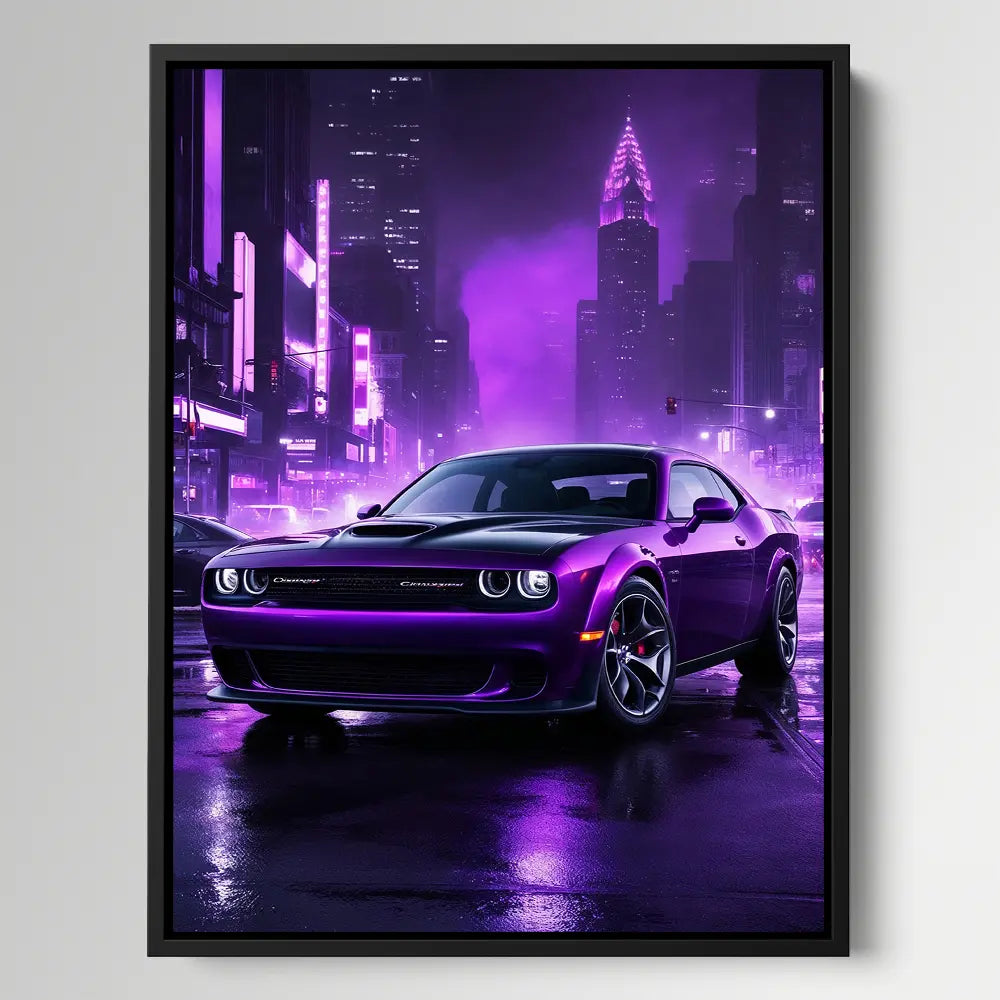 Purple Dodge Challenger