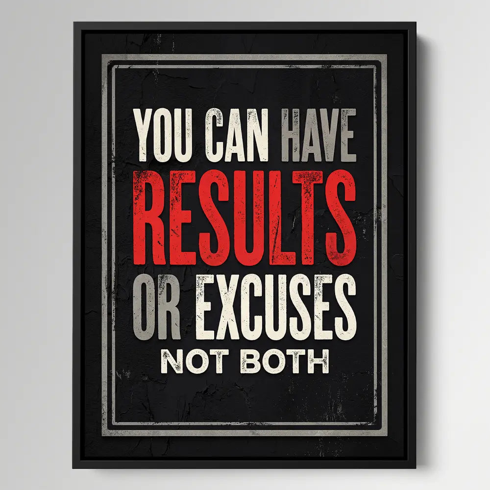 Results Not Excuses