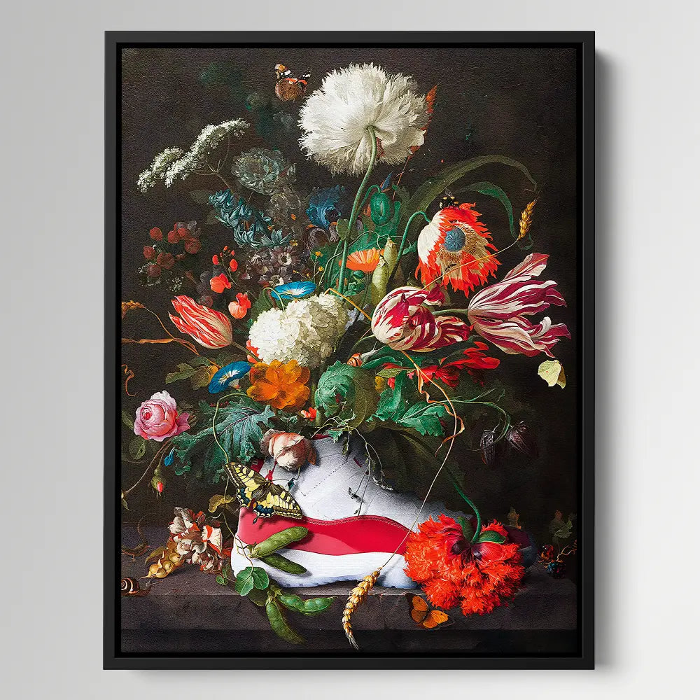 Shoe Flowers Painting
