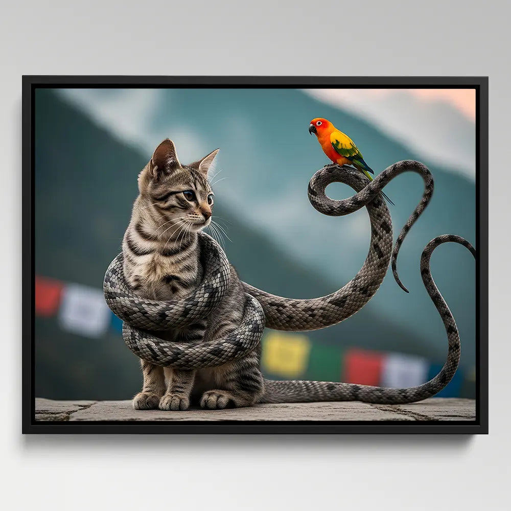 Snake Cat Bird