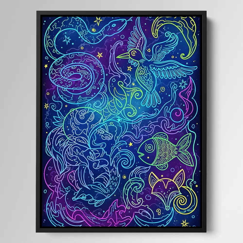 Space Animal Art
