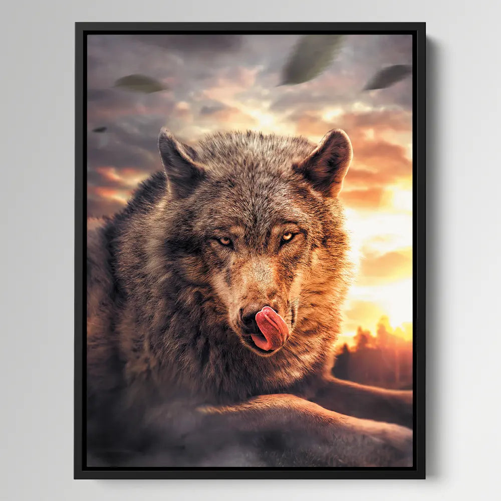 Sunset Wolf