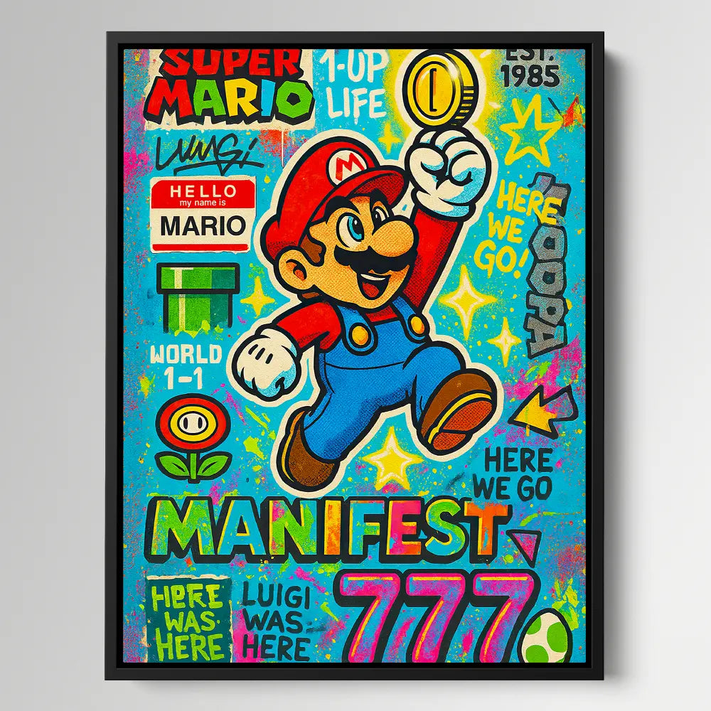 Super Mario Pop Art