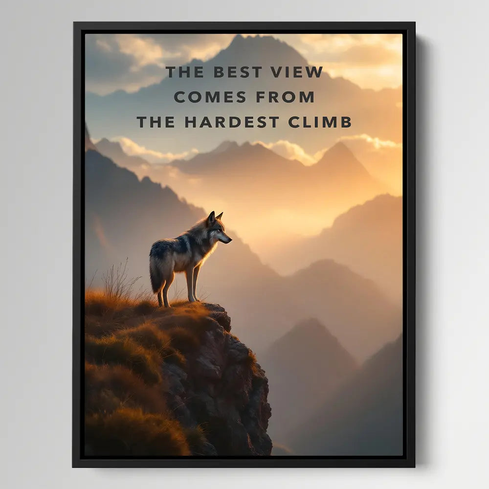 Top of Mountain Best View Wolf