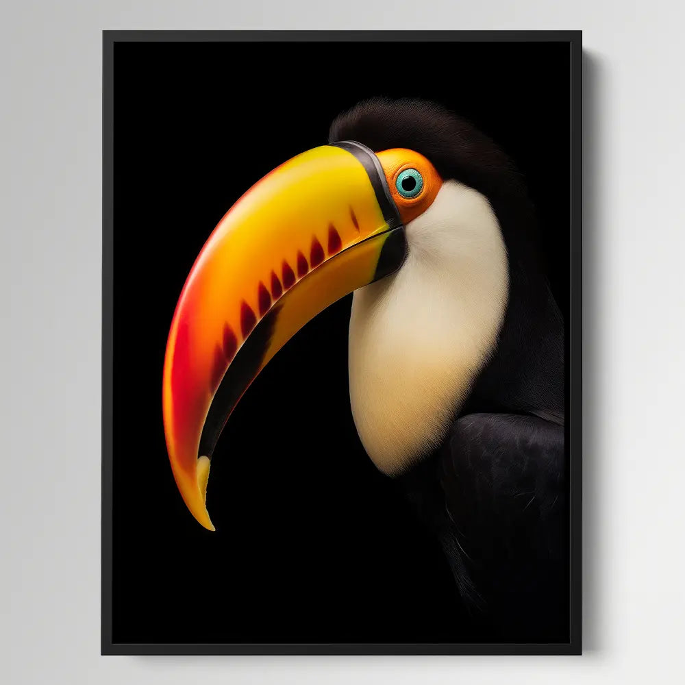 Toucan Black Portrait