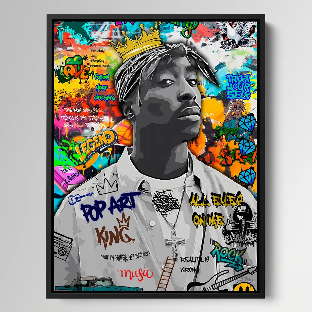 Tupac Shakur Pop Art