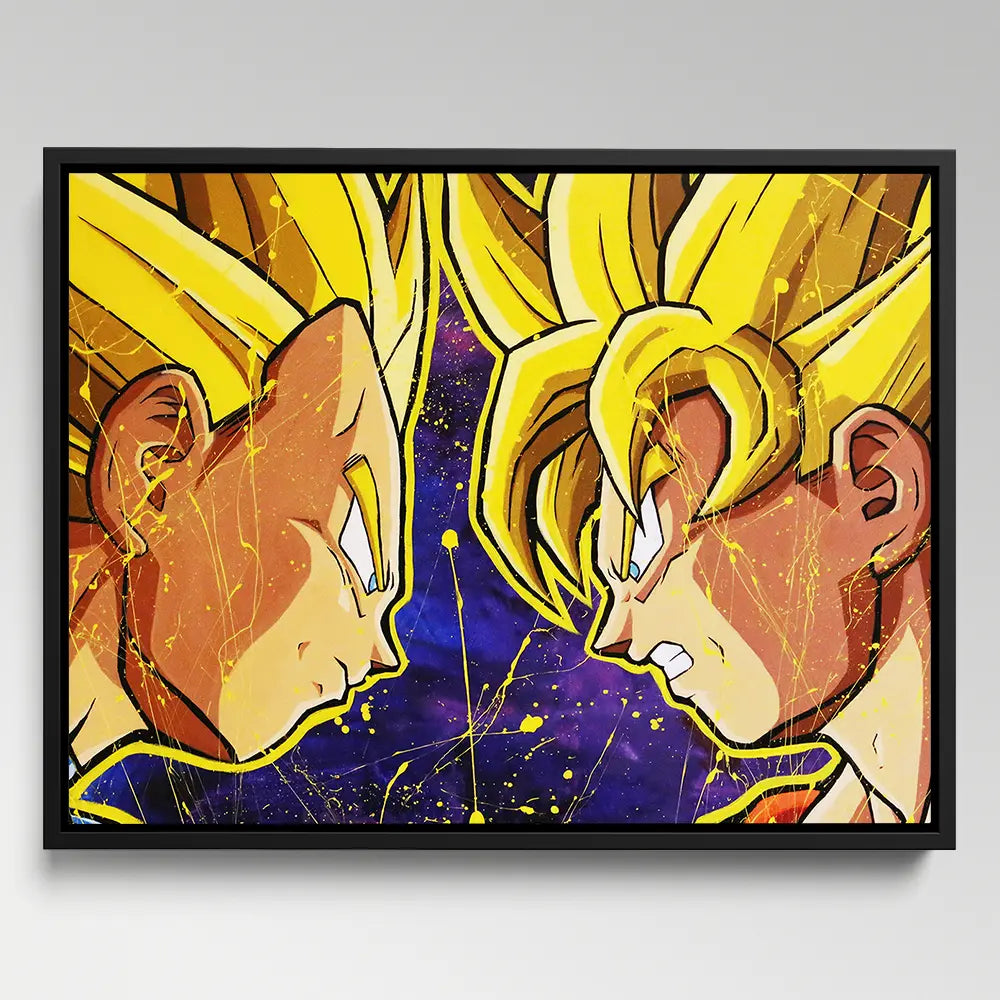 Vegeta Goku Super Saiyan