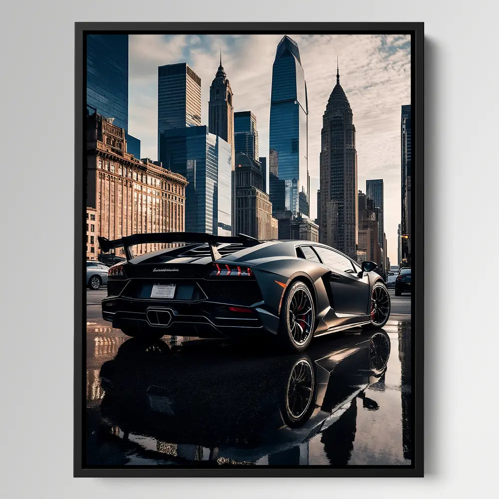 Wet Road Lamborghini