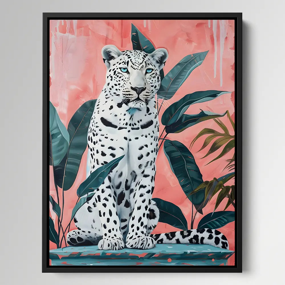 White Leopard Pink Jungle