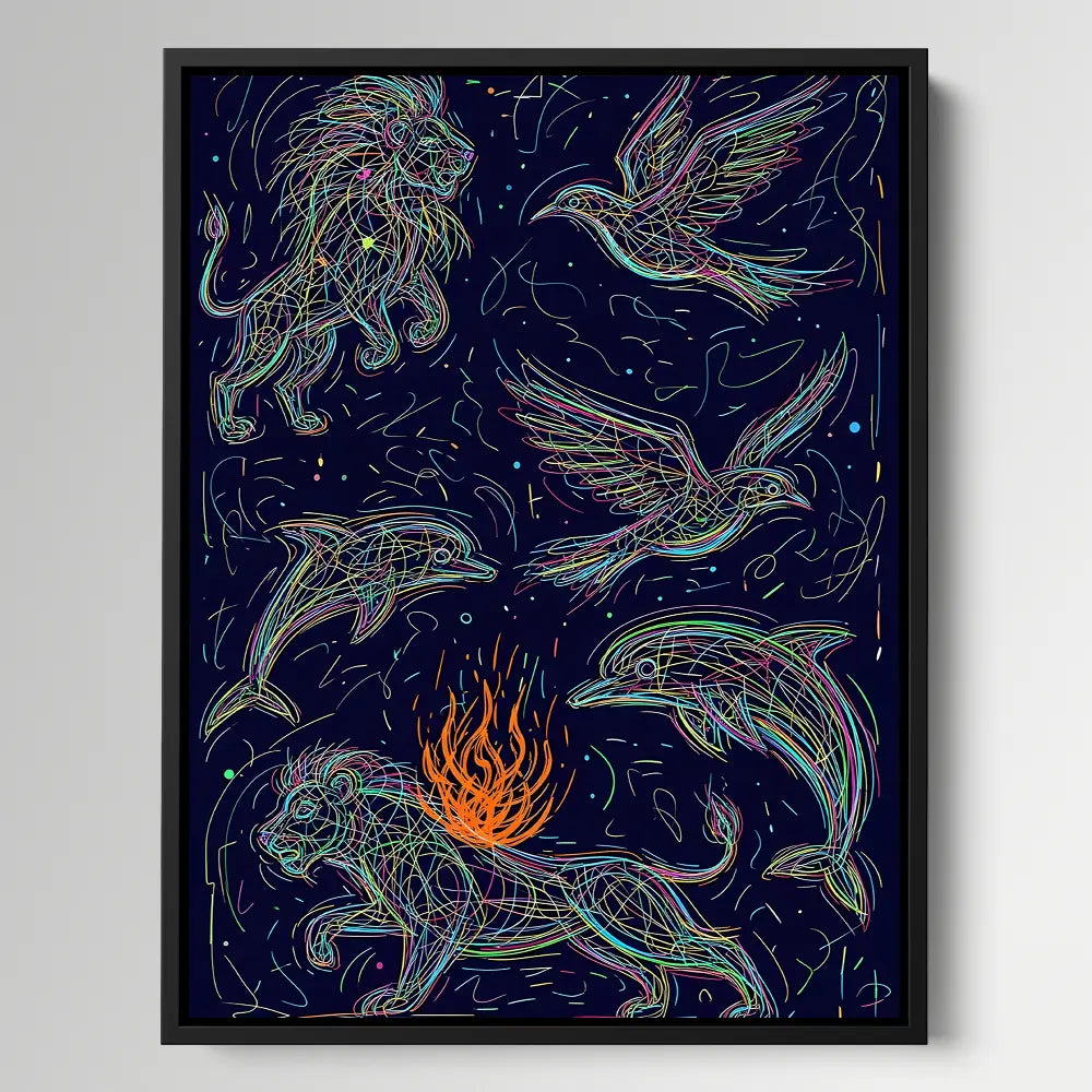 Wildlife Stripe Art