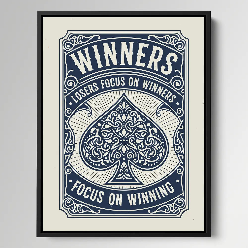 Winners Focus On Winning
