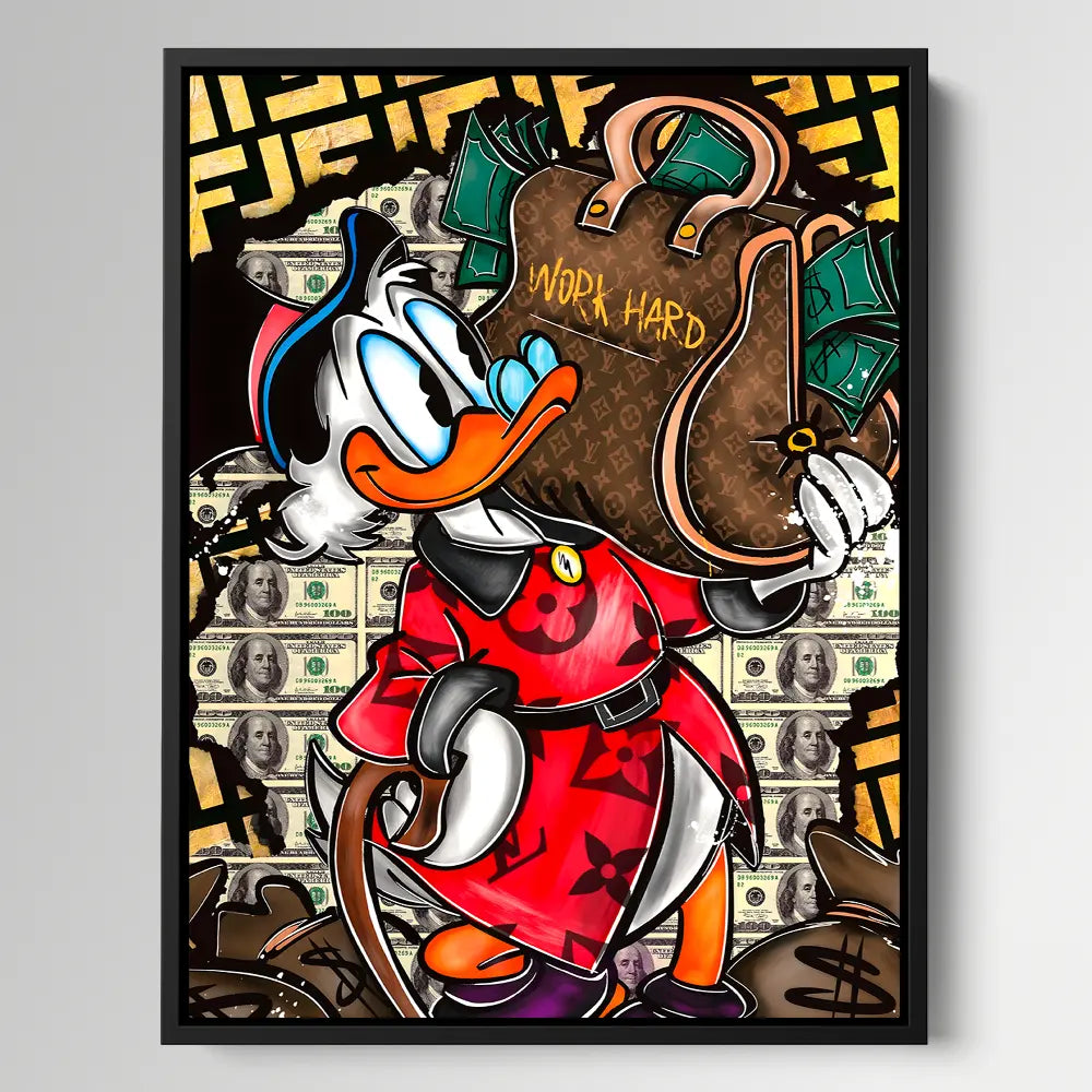 Work Hard LV Bag Duck