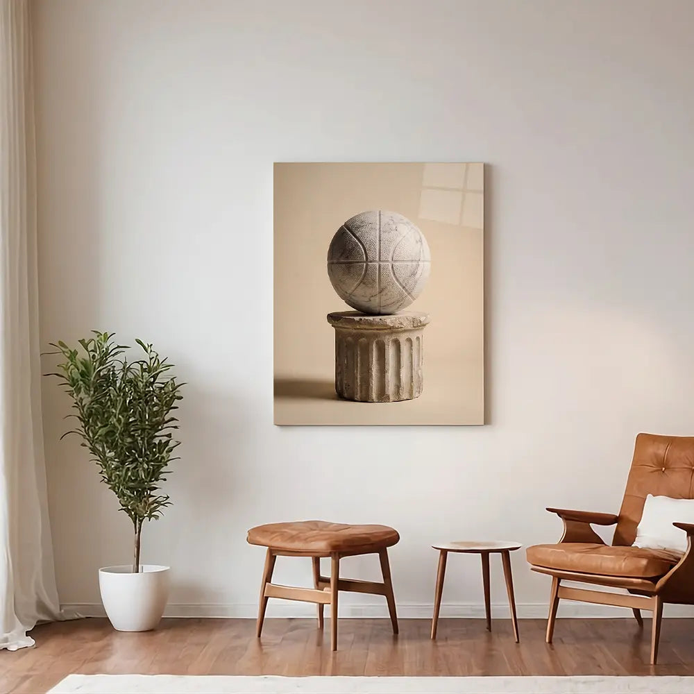 Carrara Marble Basketball