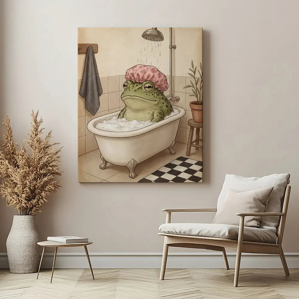 Bathing Frog